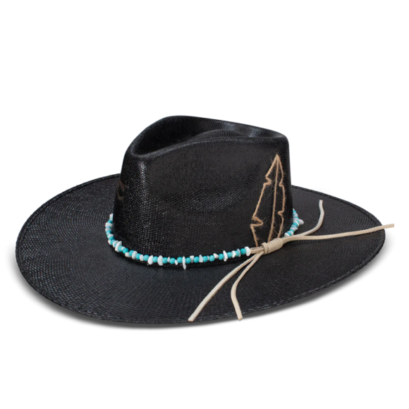 CHARLIE 1 HORSE | MIDNIGHT TOKER FASHION HAT-Black