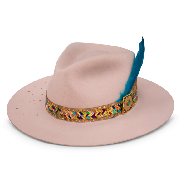 CHARLIE 1 HORSE | HILLBILLY HIPPIE FASHION HAT-Powder Pink