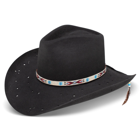 CHARLIE 1 HORSE | WILD HORSES FASHION HAT-Black