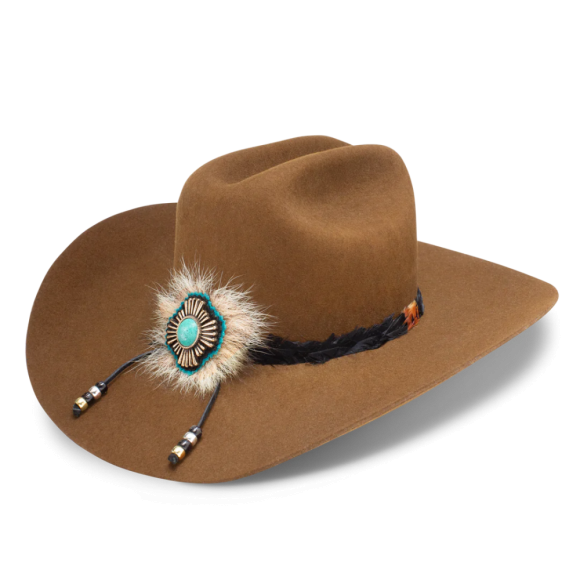 CHARLIE 1 HORSE | COUNTRY WITH A FLARE COWGIRL HAT-Cognac
