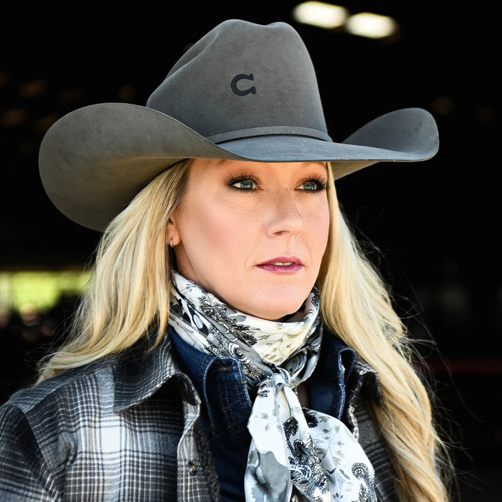 CHARLIE 1 HORSE | 6X CASH COWGIRL HAT-Charcoal
