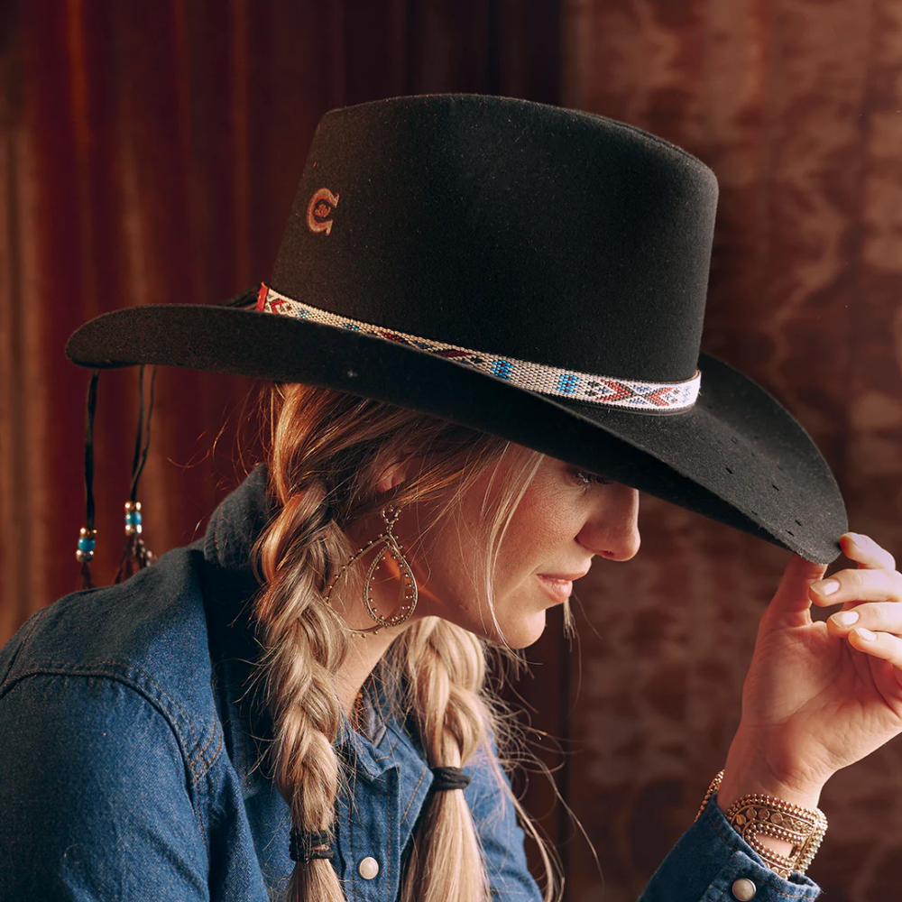 CHARLIE 1 HORSE | WILD HORSES FASHION HAT-Black