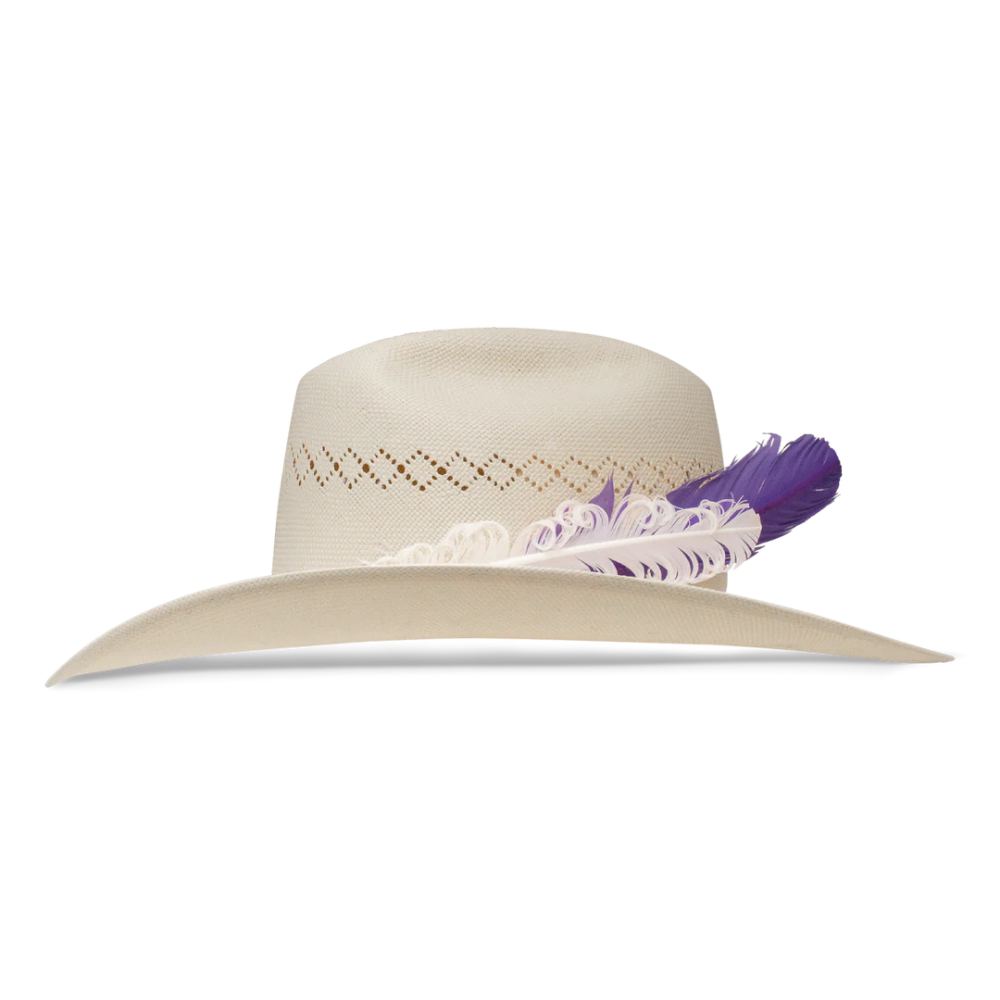 CHARLIE 1 HORSE | 10X PURPLE HAZE COWGIRL HAT-Natural Straw