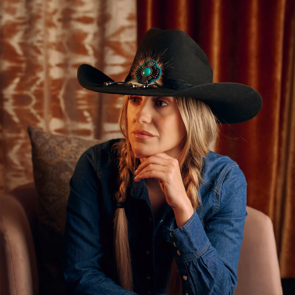 CHARLIE 1 HORSE | COUNTRY WITH A FLARE COWGIRL HAT-BLACK