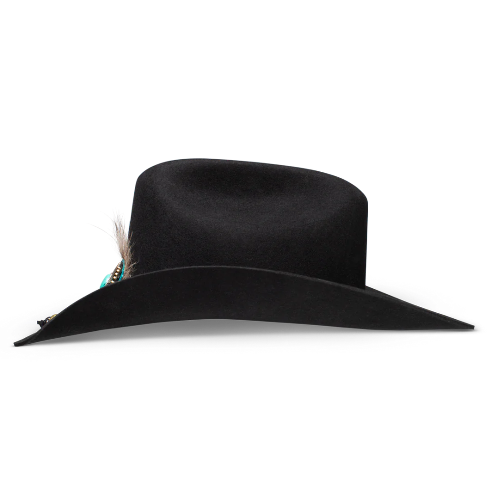 CHARLIE 1 HORSE | COUNTRY WITH A FLARE JR - YOUTH COWGIRL HAT-BLACK