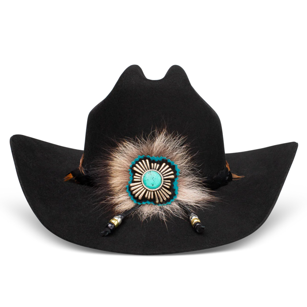 CHARLIE 1 HORSE | COUNTRY WITH A FLARE JR - YOUTH COWGIRL HAT-BLACK