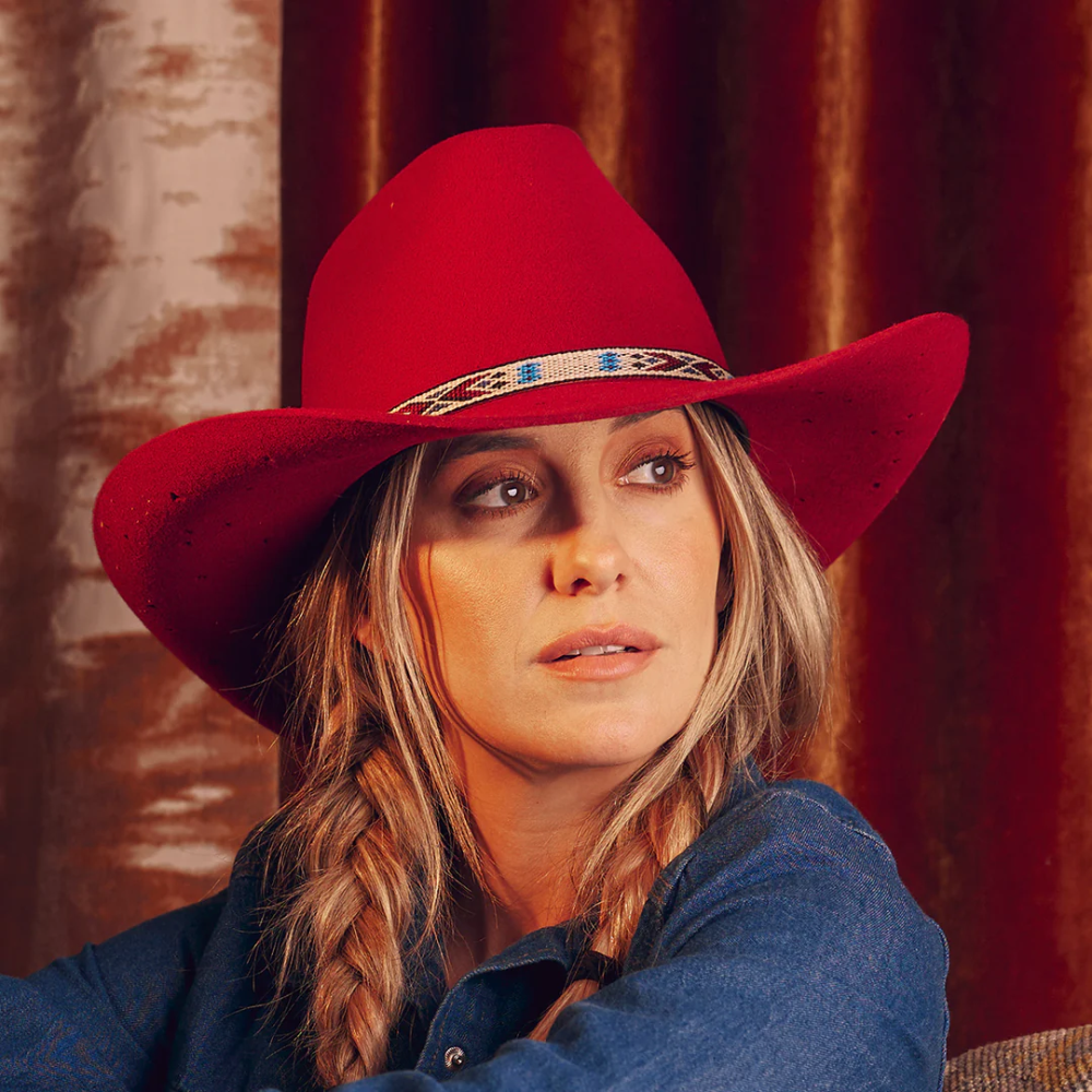 CHARLIE 1 HORSE | WILD HORSES FASHION HAT-Red