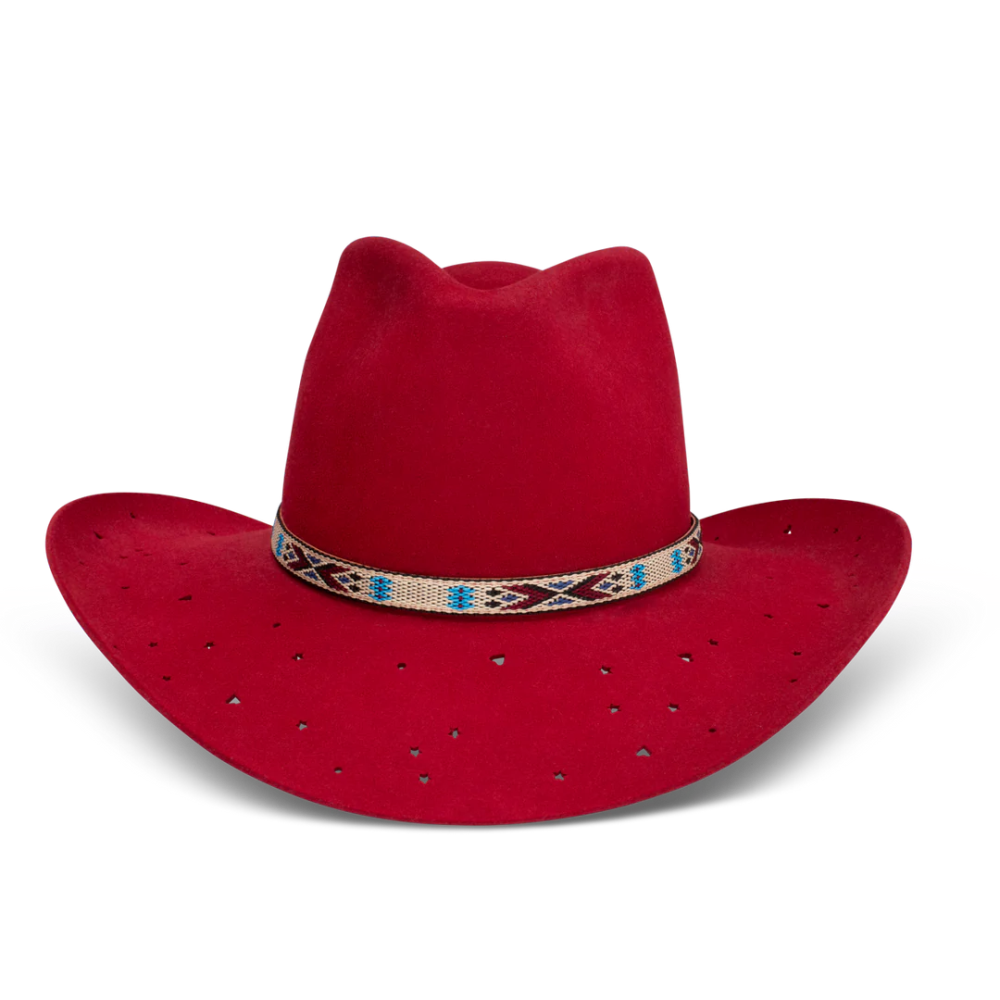 CHARLIE 1 HORSE | WILD HORSES FASHION HAT-Red
