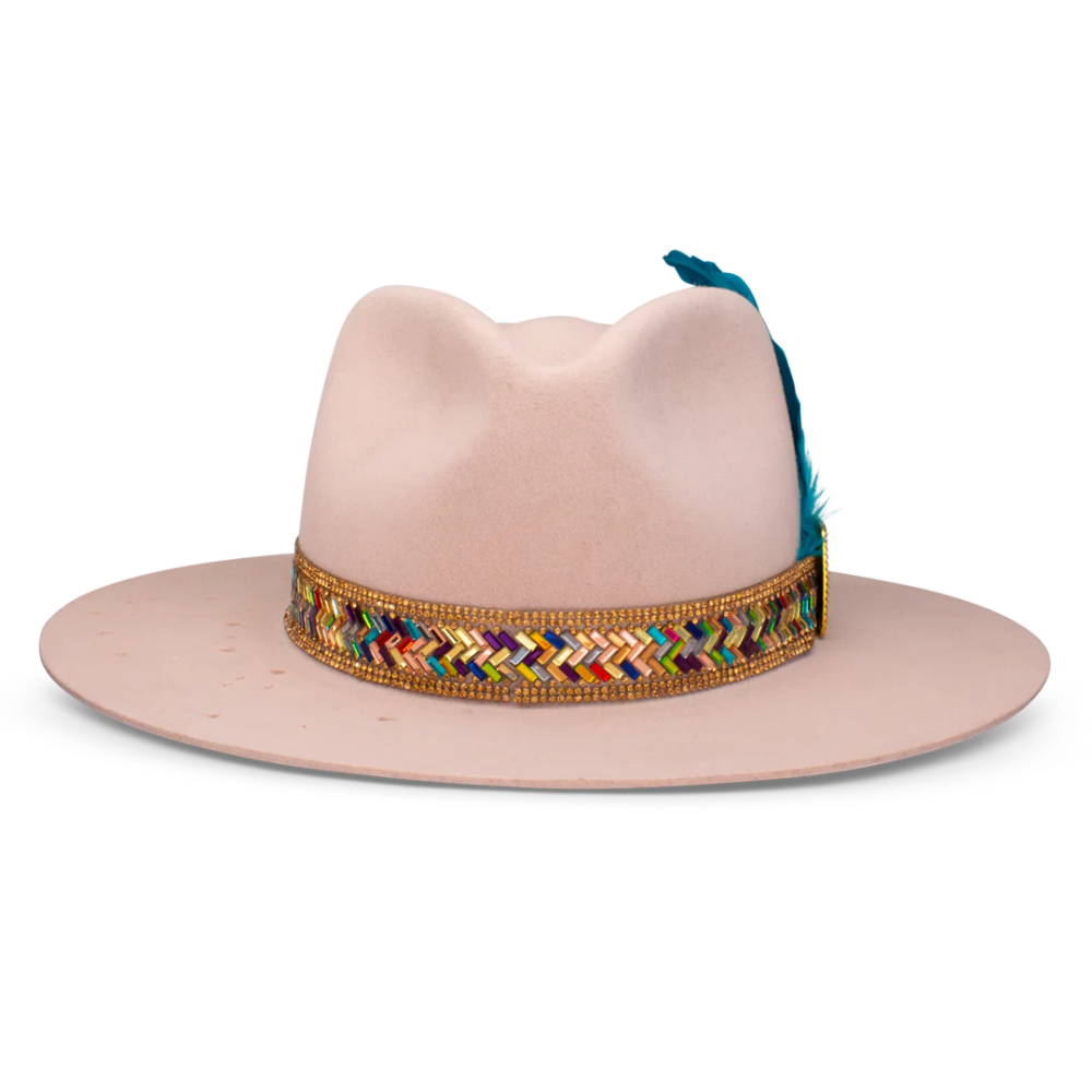 CHARLIE 1 HORSE | HILLBILLY HIPPIE FASHION HAT-Powder Pink